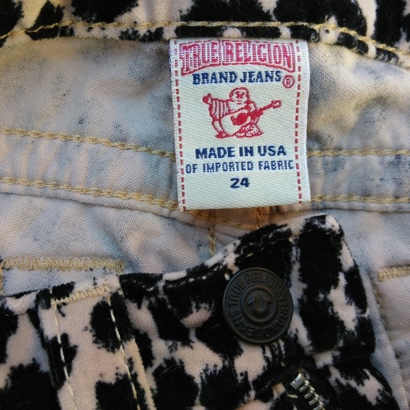 True Religion Stella Skinny Leg Leopard Print - Picture 7 of 8